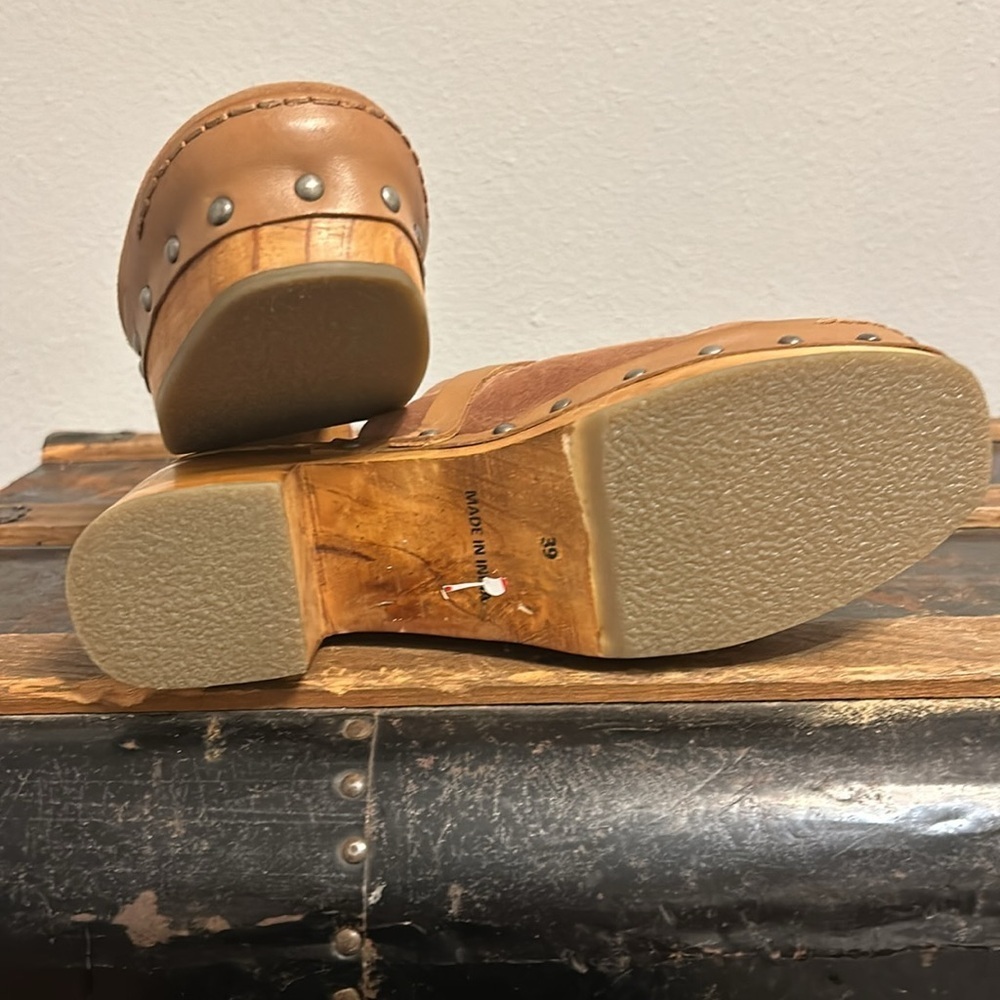 NWOT Free People Calabasas mule clog, heel, brown suede. Women’s size 39. - Picture 8 of 9